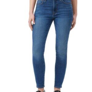 Kirkland Women's Jeans High Rise Skinny Fit Jeans (Blue, 16)